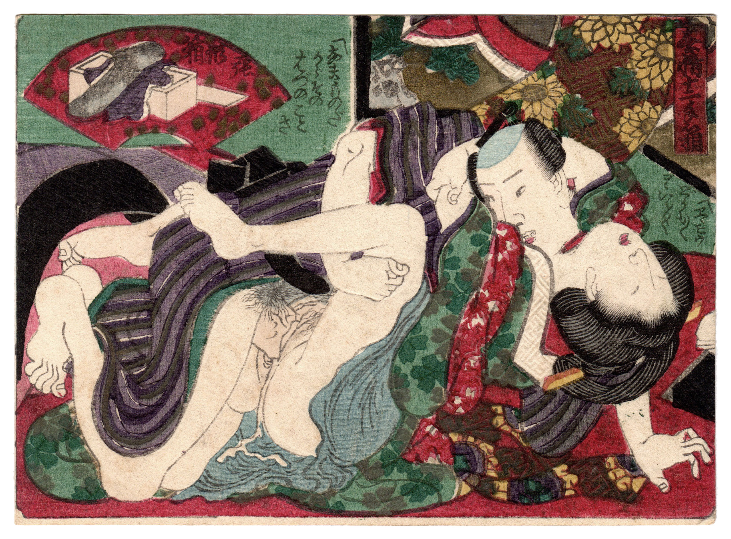 TWELVE BOXES OF SEXUAL DESIRE: DILDO BOX (Utagawa School)
